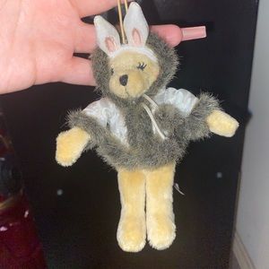 💖Vintage bath and body works bear ornament